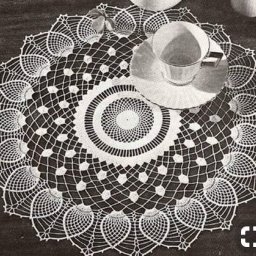 Салфетка крючком