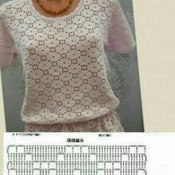 Схемы вязания для летних вариантов одежды