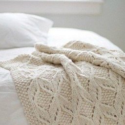 Узор для вязания пледа спицами