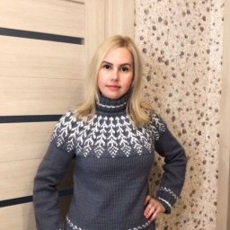 Узор для жаккарда спицами