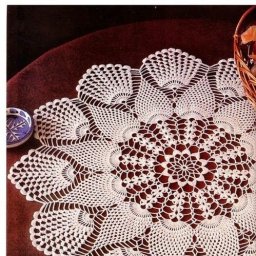 Ажурная салфетка крючком