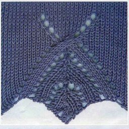 Ажурный узор для каймы