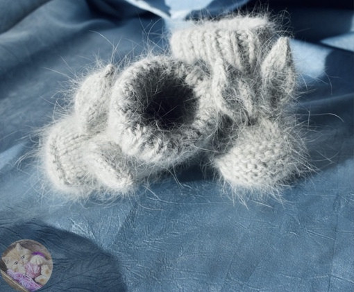 Пинетки для малыша, вяжем спицами