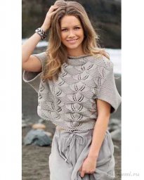 Джемпер спицами