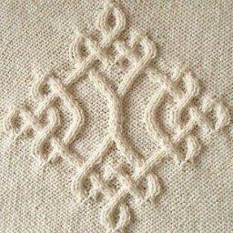 Кельтский узор спицами