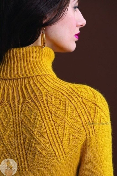 Женский пуловер из Kelbourne Woolens Αndorrа от дизайнера Norah Gaughan