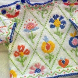 Узор для свитера спицами