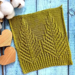 Узор спицами