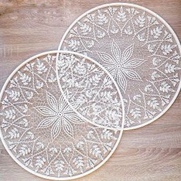 Ажурная, нежная, воздушная салфетка крючком