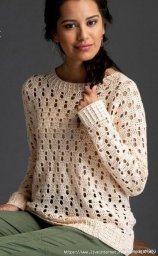 Джемпер крючком