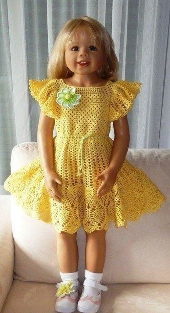 Солнечное платье для девочки