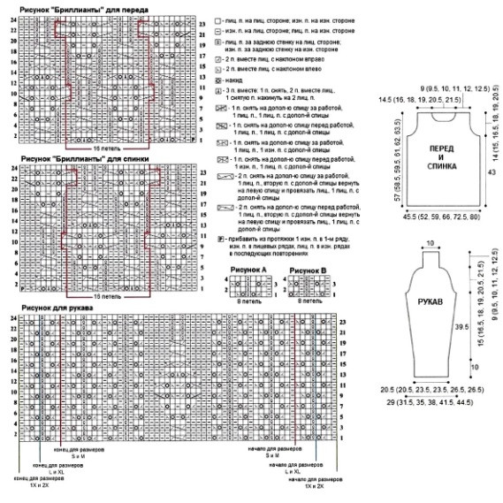 Розовый свитер с рукавами-погон и миксом узоров