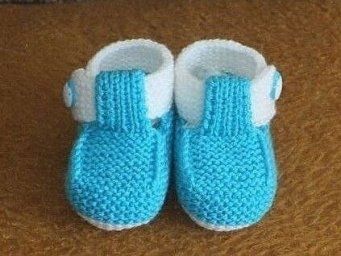 Вяжем пинетки спицами