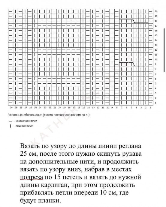 Кардиган с узорами Кардиган с узорами