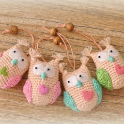 Вяжем милых совушек