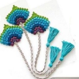 Изысканная закладка для книги, красота в виде павлиньего пера!