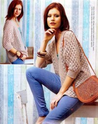 Жакет крючком