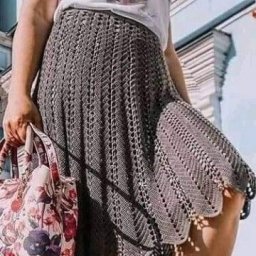 Юбка крючком