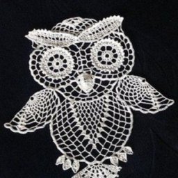 Ажурная аппликация "Сова"