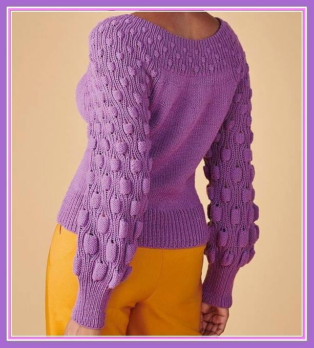 Джемпер "Callicarpa". Дизайн Оксана Димид