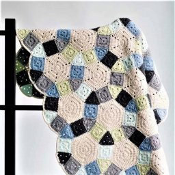 Очаровательный мотив для интересного пледа