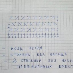 Простой узор крючком