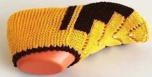 Вяжем следочки "Ёлочка" спицами