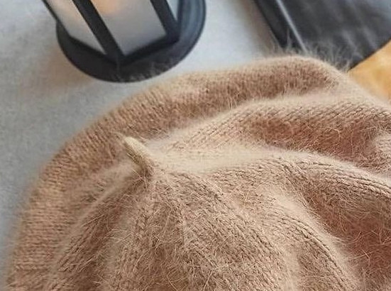 Берет спицами