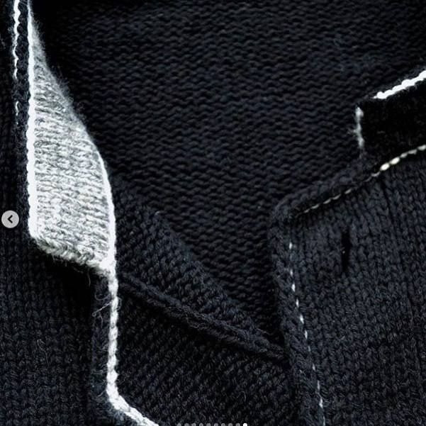 Оформление воротничка-стойки в три цвета