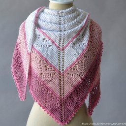 Роскошная шаль спицами. "BE MINE" SHAWL BY RACHEL BROCKMAN