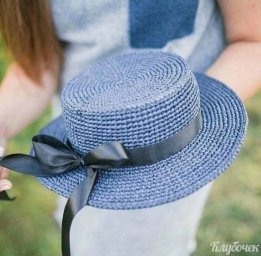 Шляпка крючком
