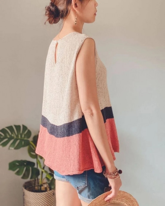 Расклешенный топ силуэта трапеция Umbel спицами