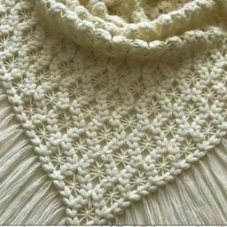 Узор для шали крючком