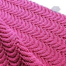 Узор "Волны", вяжем спицами