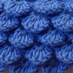 Вяжем "Чешуйки" спицами