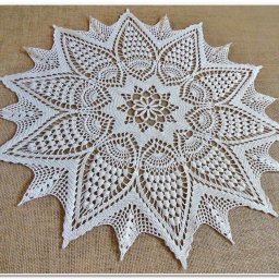 Ажурная салфетка крючком