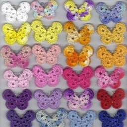 Идея для вязания милой бабочки