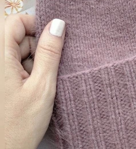 Шапка из пуха норки