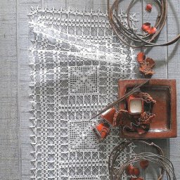 Изящная салфетка-дорожка, вяжем крючком