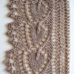 Кайма в виде листиков