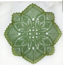 Необычная салфетка крючком