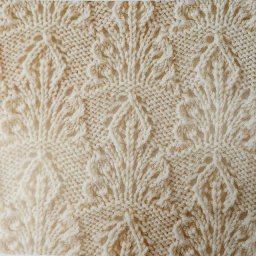 Солидный узор спицами "Пики"