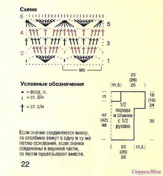 Милая кофточка с простым узором