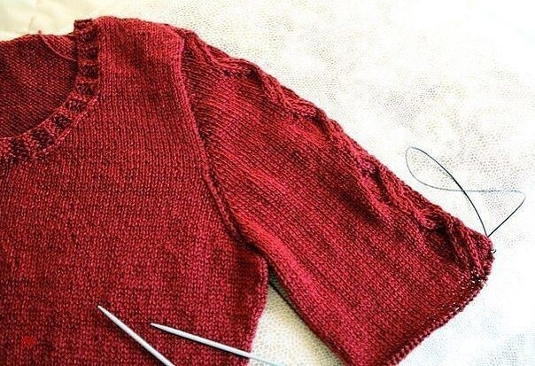 Вяжем рукав сверху