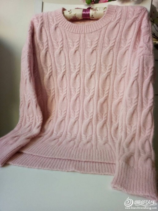 Узор для стильного пуловера спицами
