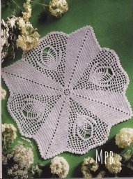 Ажурные салфетки крючком