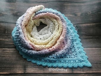 Чудная шаль Alexis от Nina Prejznar