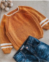 Детский джемпер спицами