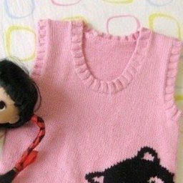 Идея для украшения детской безрукавки