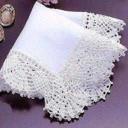 Кайма крючком в копилку